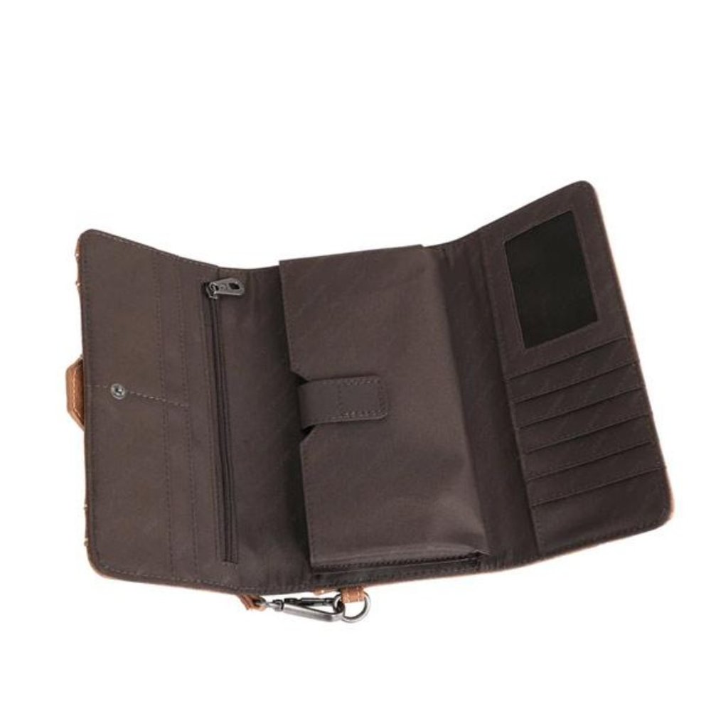 Montana West Brand Tooled Leather Wallet - BRAND NEW - Picture 5 of 6